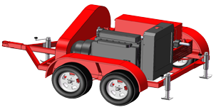 Diesel-PTO Power Unit-Trailer Mounted
