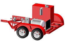 Electric-Hydraulic Power Units-Trailer Mounted