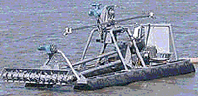 pond dredging, flump, dredge