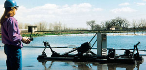 pond dredging, flump, dredge