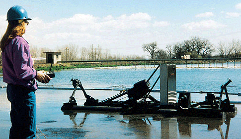 radio remote controlled FLUMP dredge
