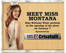 2009 Miss Montana attending SRS Crisafulli Booth