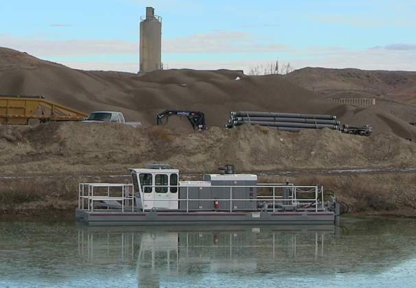 portable hydraulic dredge