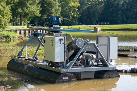 Back view of pivot flump