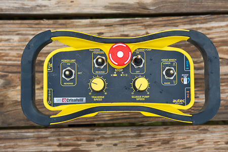 Front view of remote