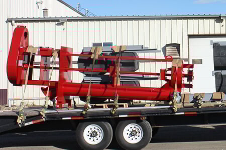 Criasfulli vertical pump, with platform for floating it