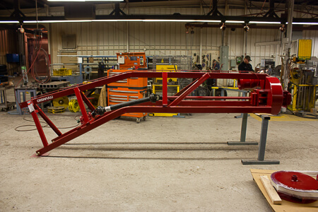 Crisafulli 3pt hitch pump in shop