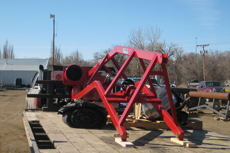 Two 3pt Hitch pumps loaded on truck