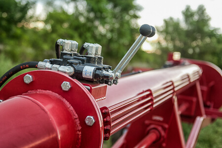 Hydraulic controls for slurry pump